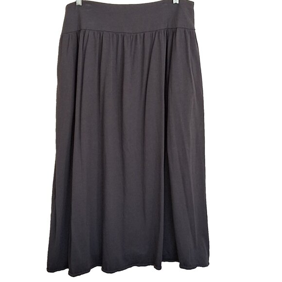 Pure Jill Women Skirt Plus Size 2X Pockets Lagenlook Flowy Career Office Comfy - Picture 2 of 7